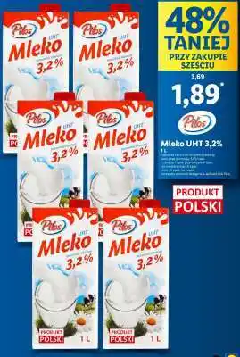 Lidl PILOS Mleko UHT 3,2% oferta