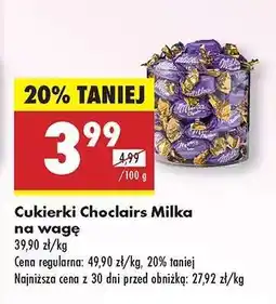Biedronka Cukierki Choclairs Milka na wagę oferta