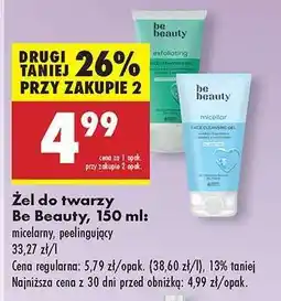 Biedronka Żel do twarzy Be Beauty, 150 ml oferta