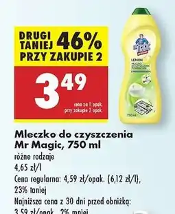 Biedronka Mleczko do czyszczenia Mr Magic 750 ml oferta
