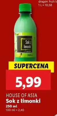 Lidl Sok z limonki oferta