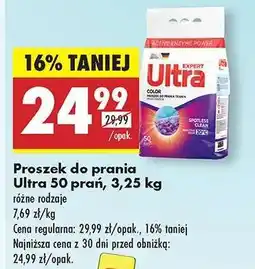 Biedronka Proszek do prania Ultra 50 prań 3,25 kg oferta