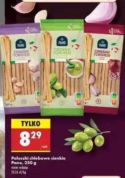 Biedronka Paluszki chlebowe cienkie Pano, 250 g oferta