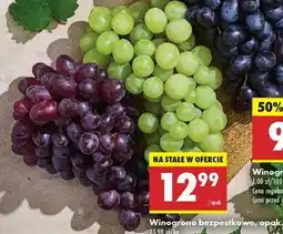 Biedronka Winogrono bezpestkowe, opak oferta