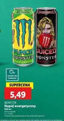 Lidl MONSTER Napój energetyczny oferta