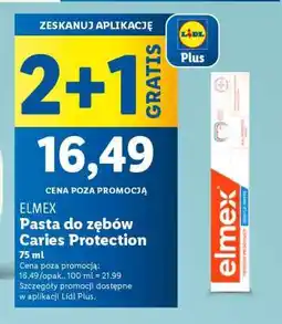 Lidl ELMEX Pasta do zębów Caries Protection oferta
