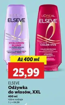 Lidl ELSEVE Odżywka do włosów, XXL oferta