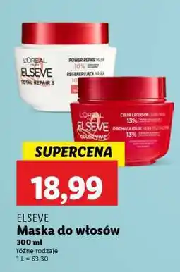 Lidl ELSEVE Maska do włosów oferta