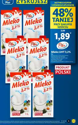 Lidl Mleko Pilos oferta