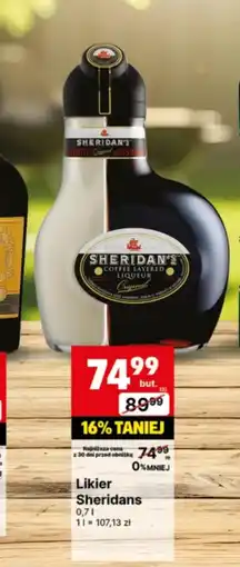 Delikatesy Centrum Likier Sheridan's oferta