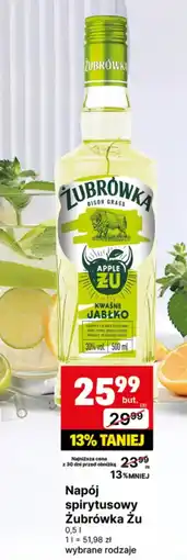 Delikatesy Centrum Napój spirytusowy Żubrówka oferta