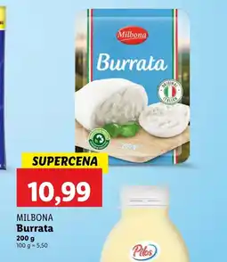 Lidl Burrata Milbona oferta