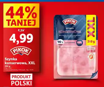 Lidl Szynka konserwowa Pikok XXL oferta