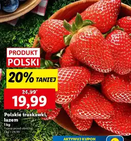 Lidl Polskie truskawki oferta