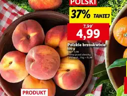 Lidl Polskie brzoskwinie oferta