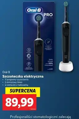 Lidl Szczoteczka do zębów black Oral-B Vitality Pro oferta