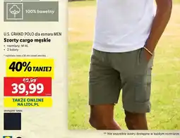 Lidl Szorty cargo m-xl Us Grand Polo oferta