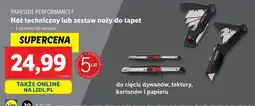 Lidl Zestaw noży do tapet Parkside Performance oferta