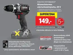 Lidl Wiertarko-wkrętarka akumulatorowa 20 v Parkside oferta