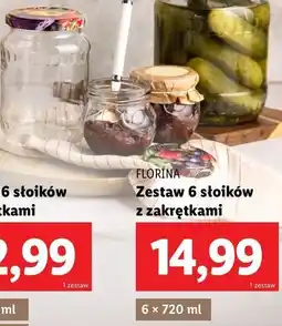 Lidl Słoik bez nakrętki 720 ml Florina (Florentyna) oferta