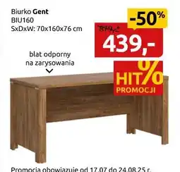 Black Red White Biurko Gent oferta