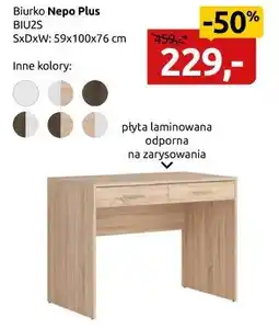 Black Red White Biurko Nepo Plus oferta