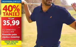 Lidl Koszulka polo męska m-xxl Esmara oferta