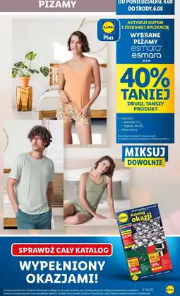 Lidl Piżama męska m-xxl Esmara oferta