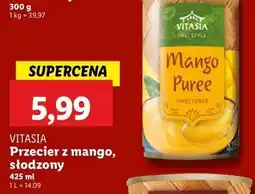 Lidl Mango puree Vitasia oferta