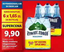 Lidl Woda niegazowana Żywiec Zdrój oferta