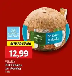 Lidl Kokos ze słomką Vitasia oferta