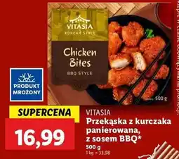 Lidl Przekąska z kurczaka panierowana sosem bbq Vitasia oferta