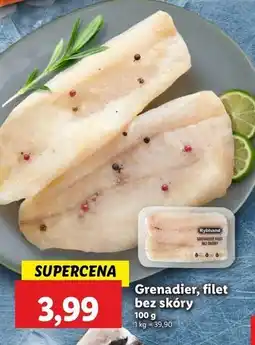 Lidl Grenadier filet bez skóry Rybhand oferta