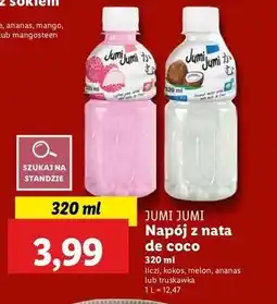 Lidl Napój truskawkowy Jumi oferta