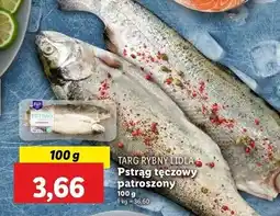 Lidl Pstrąg tęczowy patroszony cały Targ Rybny Lidla oferta