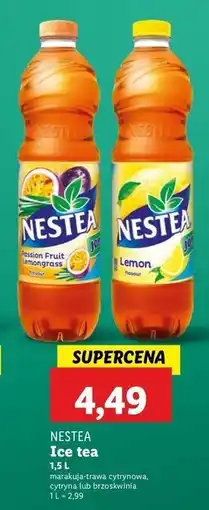 Lidl Herbata mrożona lemon Nestea oferta
