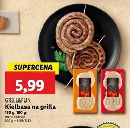 Lidl Kiełbasa drobiowa Grill And Fun oferta