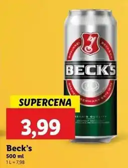 Lidl Piwo Beck's Imported oferta