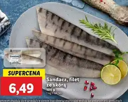 Lidl Sandacz filet ze skórą oferta