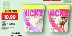 Lidl Lody brownie cookie dough N!Ck's oferta