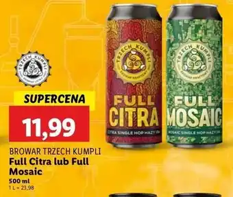 Lidl Piwo Trzech Kumpli Full Citra oferta