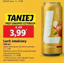 Lidl Piwo Lech Apple & Lemongrass oferta