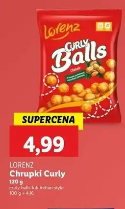 Lidl Chrupki balls Lorenz Curly oferta
