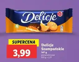 Lidl Ciastka z galaretką pomarańczową Delicje Szampańskie oferta