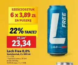 Lidl Piwo Lech Free oferta
