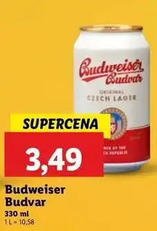 Lidl Piwo Budweiser oferta