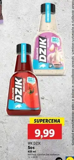 Lidl Kerchup 63% mniej kalorii Wk Dzik oferta