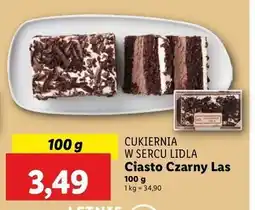 Lidl Ciasto czarny las Cukiernia Lidla oferta