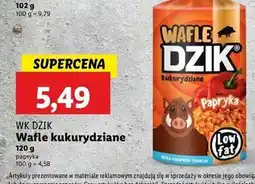 Lidl Wafle kukurydziane paprykowe Wk Dzik oferta