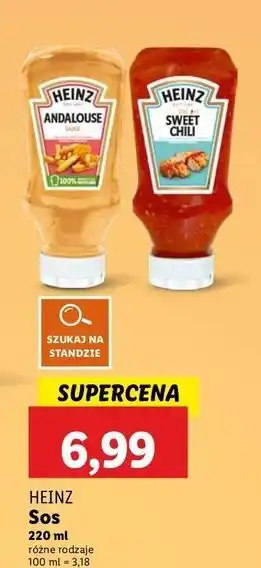 Lidl Sos andalouse Heinz oferta